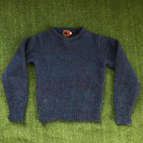 Boston Traders Sweaters - Boston Traders Pure Wool Teal Mix Sweater